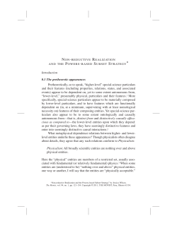 Non-reductive Realization and the Powers