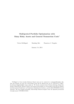 Multiperiod Portfolio Optimization with Many Risky Assets and