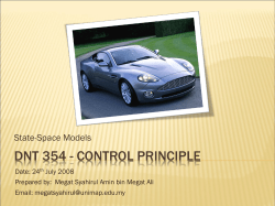 DNT 354 - Control Principle