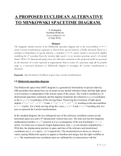 to minkowski spacetime diagram.