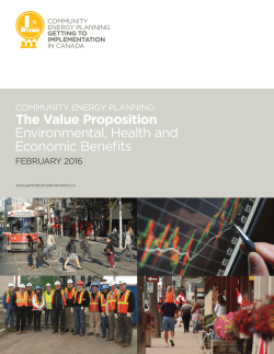 The Value Proposition - Getting to Implementation