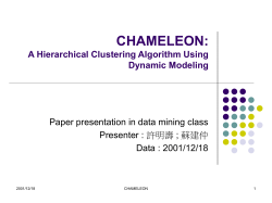 CHAMELEON: A Hierarchical Clustering Algorithm Using Dynamic