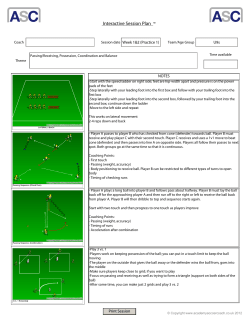 Academy Soccer Coach-Interactive Session Plan