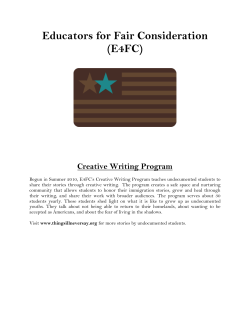 Creative Writing Program