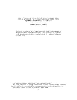 AN Ai WEIGHT NOT COMPARABLE WITH ANY