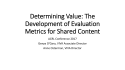 Determining Value - Virtual Library of Virginia