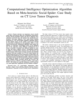 Computational Intelligence Optimization Algorithm Based on Meta