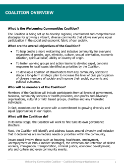 coalition faq coalition overview