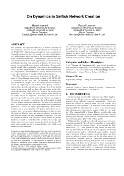 On Dynamics in Selfish Network Creation