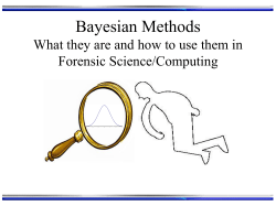 Overview of Bayesian Methods