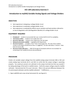 ECE 109 Laboratory Exercise 3