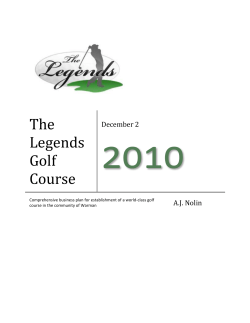 The Legends Golf Course - Edwards School of Business