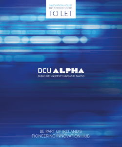 TO LET - DCU Alpha