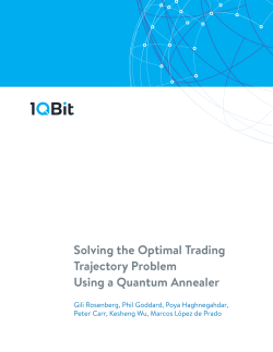 Solving the Optimal Trading Trajectory Problem Using a