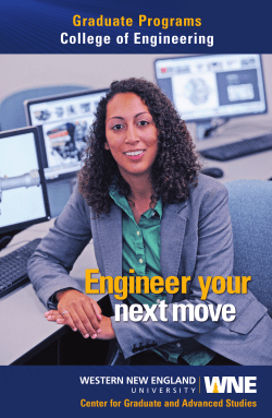 Engineer your next move - Western New England University