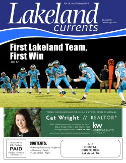 First Lakeland Team, First Win