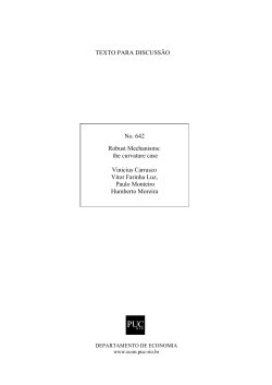 No. 642 Robust Mechanisms - Departamento de Economia, PUC-Rio