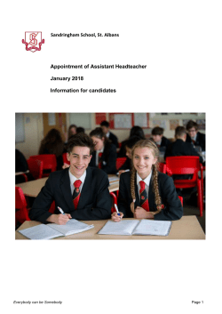 Aims - Teach in Herts