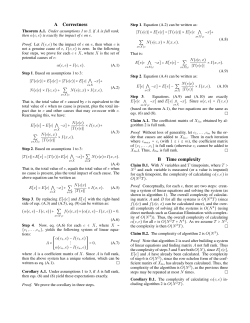 A Correctness B Time complexity
