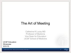The Art of Meeting