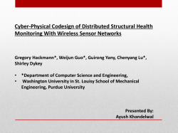 Cyber-Physical Codesign of Distributed Structural Health Monitoring