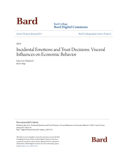 Incidental Emotions and Trust Decisions