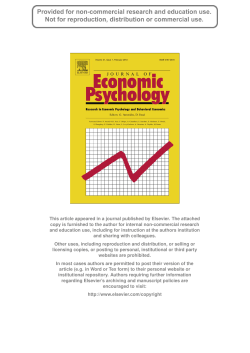 Behavioral economics: A methodological note