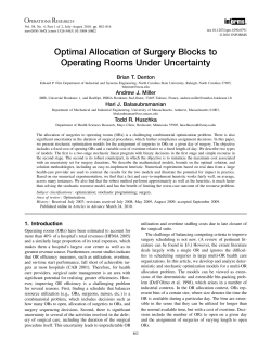 Optimal Allocation of Surgery Blocks to Operating Rooms Under