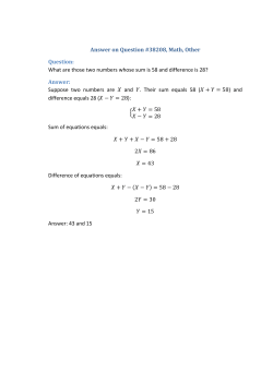 Answer on Question #38208, Math, Other Question: What are those