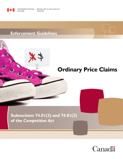 Ordinary Price Claims