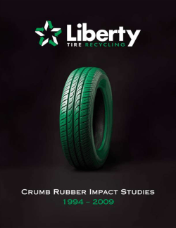 Crumb Rubber Impact Studies