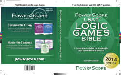 Logic Games Bible 2015 Preview