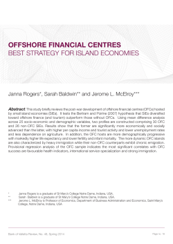 Offshore Financial Centres