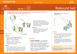 Rebound ball - Sporting Schools