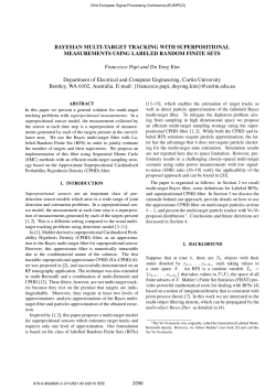Bayesian Multi-Target Tracking with Superpositional