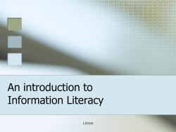 Information Literacy