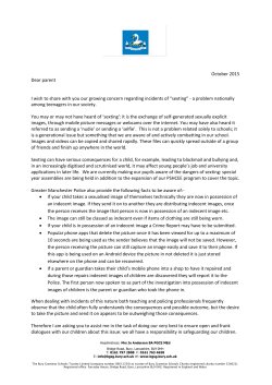 Staying Safe Online - Bury Grammar School Girls