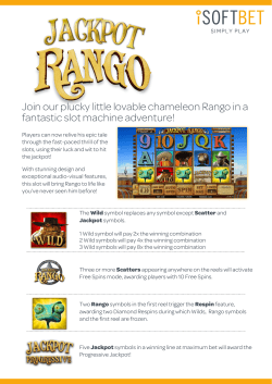 Join our plucky little lovable chameleon Rango in a fantastic slot