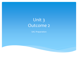 Unit 3 Outcome 2