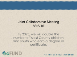 Joint Collaborative Meeting Notes 8.16.16