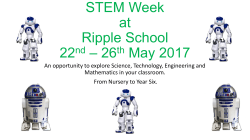 STEM Week 22nd * 26th May 2017