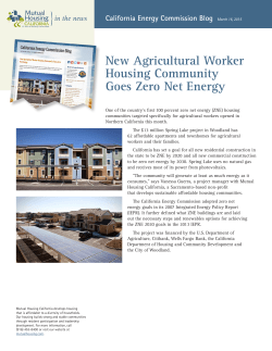 New Agricultural Worker Housing Community Goes Zero Net Energy