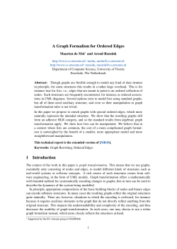 A Graph Formalism for Ordered Edges