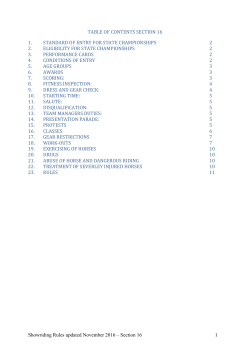 Section 16 - Pony Club NSW