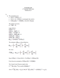 Problem Set 2: Chapter 9