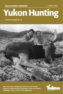 Yukon Hunting - Environment Yukon