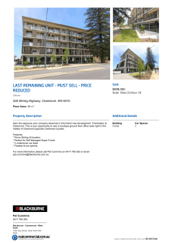 last remaining unit - must sell - price reduced