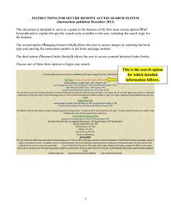 This is the search option for which detailed information follows.