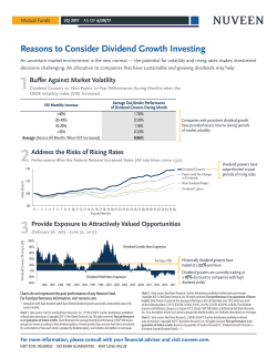 Reasons to Consider Dividend Growth Investing