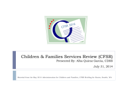CFSR - CalSWEC